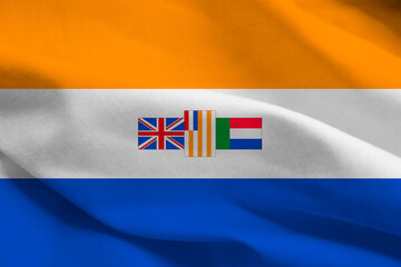 South Africa historical flag, 1928 - 1994, illustration - obrazy, fototapety, plakaty
