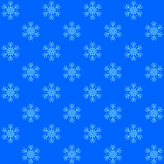 Snowflakes Seamless Pattern - Amazing vector pattern of a snowflake suitable for background, fabric pattern, design asset, halloween, christmas wrapping paper, wallpaper and illustration in general