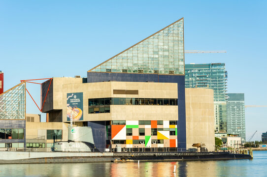 Baltimore, Maryland, United States of America – September 6, 2016. National Aquarium building in Baltimore, MD. 
