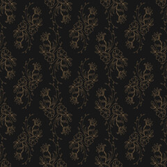 seamless floral watercolor pattern tile