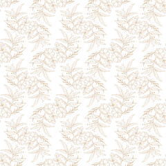 seamless floral watercolor pattern tile