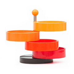 Modern Design Plastic Vase on white background