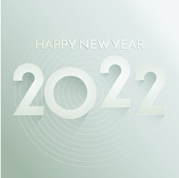 Happy New Year celebration 2022 template background. Vector paper illustration. Happy New Year celebration 2022 template background.