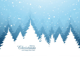 Obraz premium Beautiful christmas tree card holiday background