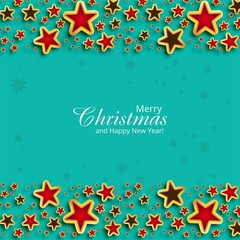 Fototapeta na wymiar Beautiful christmas card background with shiny stars