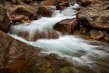 Fototapeta premium USA, California, Yosemite National Park, Tenaya Creek