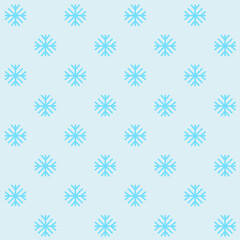Snowflakes Seamless Pattern - Amazing vector pattern of a snowflake suitable for background, fabric pattern, design asset, halloween, christmas wrapping paper, wallpaper and illustration in general