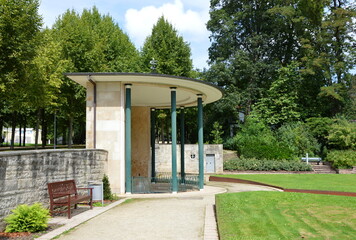 Park in der Kur Stadt Bad Pyrmont, Niedersachsen