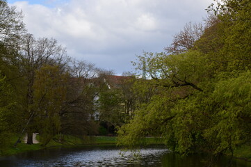 Park im Frühling in der Hanse Stadt Bremen