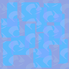 Abstract blue spots and beige shapes for design.3d.