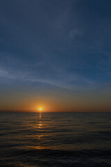 Fototapeta premium beautiful sunrise in the morning on the Mediterranean sea