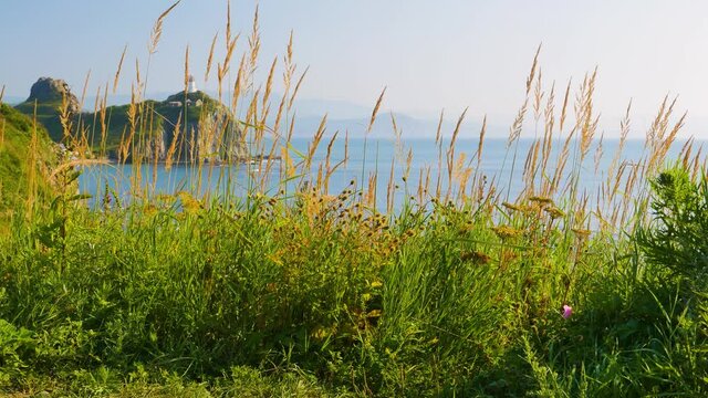 Dva Brata is a tiny island in the Sea of Japan