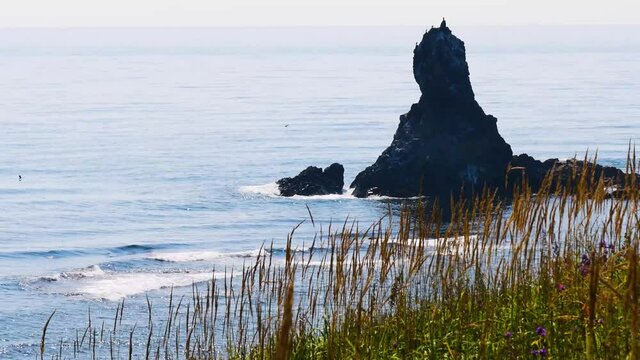Dva Brata is a tiny island in the Sea of Japan