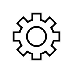 Gear line icon