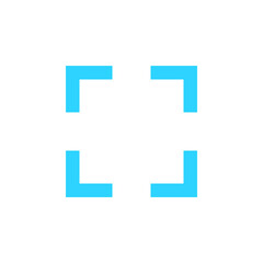 in full screen icon vector