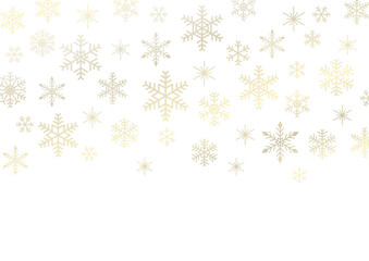 雪の結晶　背景イラスト