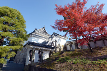 秋の二条城　東大手門　京都市中京区