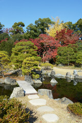 秋の二条城　清流園　京都市中京区