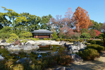 秋の二条城　清流園と香雲亭　京都市中京区