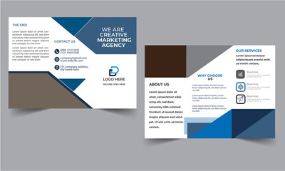 Try fold brochure design template