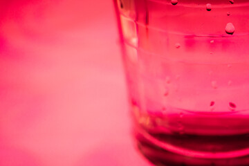 ピンクの飲み物