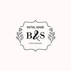 BS Beautiful elegant logos or wedding monograms collection