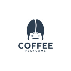 coffee game , logo design template