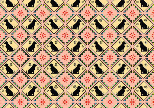 Pattern, Dog Seamless Images – Browse 68,317 Stock Photos, Vectors, and ...