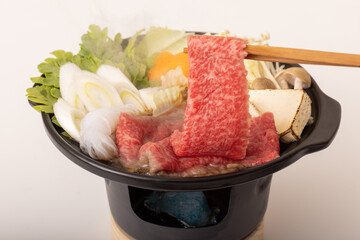 牛すきやき鍋　(一人用)
