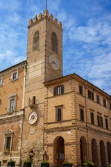 Osimo, historic town of Marche, Italy