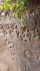 The Descent of the Ganges, also known as Arjuna's Penance, at Mahabalipuram, is one of the largest rock reliefs in Asia and features in several Hindu scriptures.
