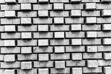 White brick wall, Garden District, New Orleans, Louisiana. National Historic District