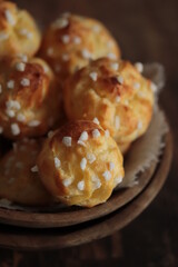 chouquettes au sucre perlé