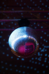 bola giratoria de cristal para discoteca