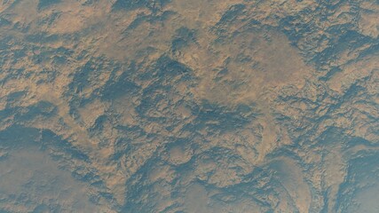 abstract aerial view, abstract cosmic texture, top view of alien planet, texture of th exo planet, abstract texture 3d render