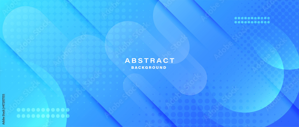 Poster abstract blue modern background gradient color.