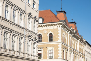Fototapeta na wymiar European classical architecture building, europe art design