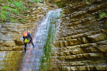 Canyoning Furco Canyon in Pyrenees