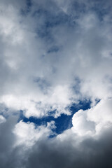 Sky close-up view