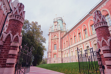 Tsaritsyno palace of Catherine the Great in Moscow, Russia