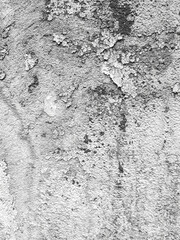 Naklejka premium White cracked paint on the wall