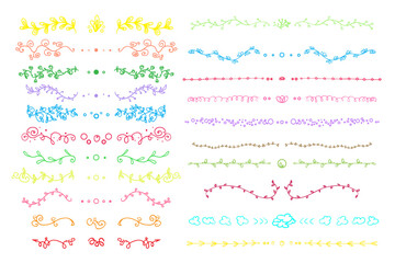 Ornaments on white. Hand drawn universal multicolored elements with abstract patterns on isolation background. Design for spiritual relaxation for adults. Zen art. Decorative style. Signs for books