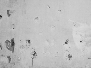 Bullet marks on the wall