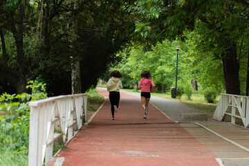 Running on their running track