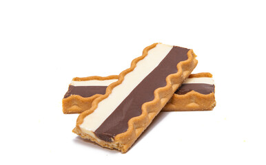 cookies with dark and white chocolate