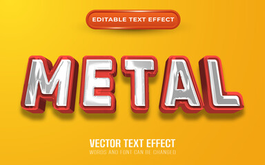 Metal text effect film themed
