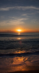 sunset over the sea © Luis