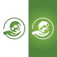 globe logo vector design template