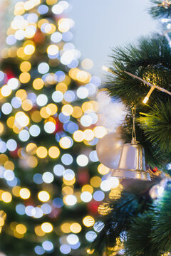 Christmas decoration with bokeh.