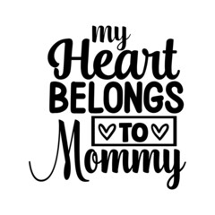 My first mother's day Typography Design